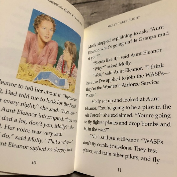 American Girl Short Stories Molly Takes Flight Book Vintage Pleasant Co. - Picture 12 of 16